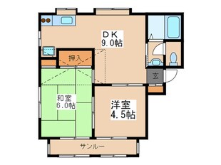 ＫＥハイツの物件間取画像